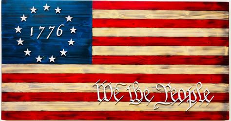 Handmade We The People Betsy Ross 1776 Flag Etsy