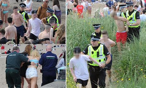 Ayrshire Teenagers Force Families Off Scottish Beach As They Fight