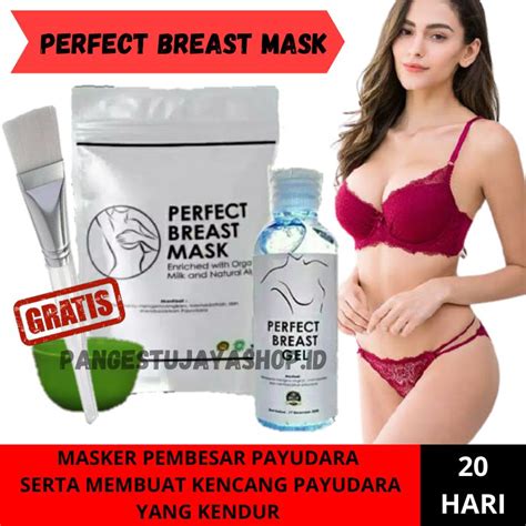 jual promo perfect breast mask masker pembesar payudara serta mengencangkan payudara terbaik