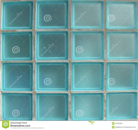 Square Glass Tiles From Window In Bright Blue Stock Image Image Of Tiles Close 44461205