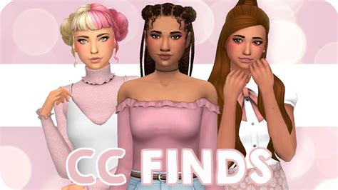 best cc finds sims 4 custom content haul maxis match youtube images and photos finder