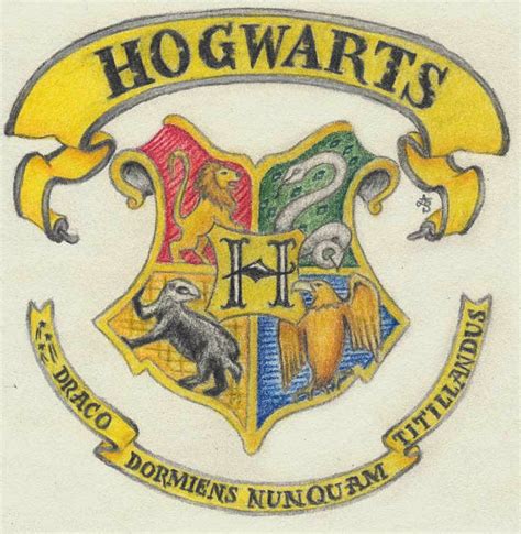 Harry Potter Gryffindor Crest Drawing Instituto