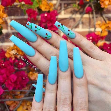 51 Really Cute Acrylic Nail Designs Youll Love Stayglam Uñas