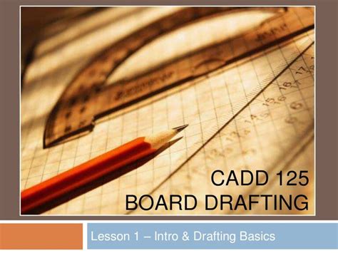 Cadd 125 lesson 1 - intro & basics