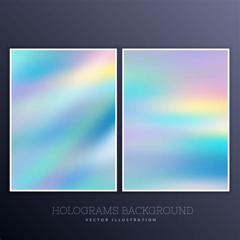Hologram Background With Soft Pastel Colors Download Free Vector Art