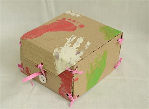 How To Decorate A Cardboard Box With Paint Leadersrooms