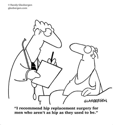 Cartoons About Hip Replacement Archives Glasbergen Cartoon Service