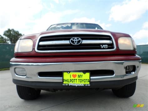 2000 Sunfire Red Pearl Toyota Tundra Limited Extended Cab 51134189