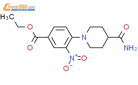 942474 60 4 Ethyl 3 Nitro 4 piperidin 4 carboxamid 1 yl benzoateCAS号 942474 60 4 Ethyl 3 Nitro