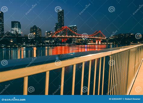 Story Bridge In Brisbane Stock Image Image Of Ferry 62834497