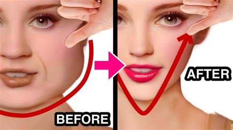 5 mins face lifting exercise slim down your face fast get glowing skin anti aging facial
