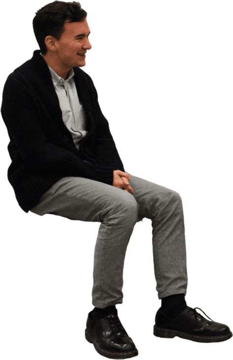 People Sitting On Bench Png Man Sitting In Chair Png Clipart Full