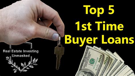 The Top Five First Time Home Buyer Loan Options Youtube