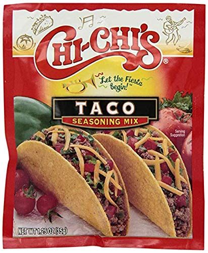 Chi Chi`s Taco Seasoning Mix 1 Packet 1 25 Oz Grocery And Gourmet Food