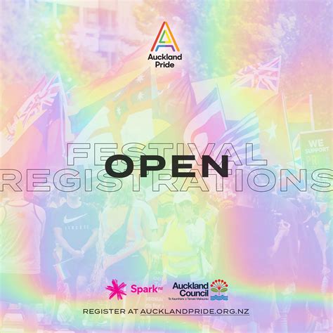 2021 Festival Registrations Auckland Pride Festival 2020