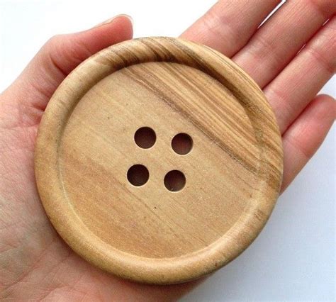 Inch Custom Made Buttons Unique Craft Large Personalised Wood Buttons