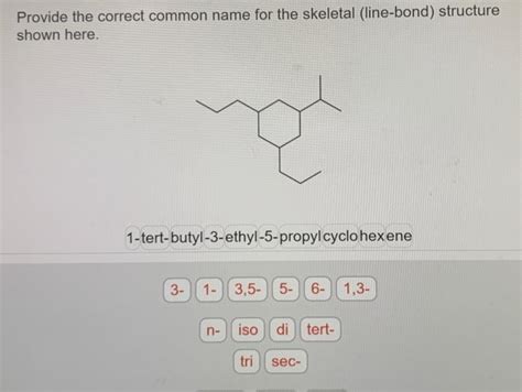 Solved Provide The Correct Iupac Name For The Skeletal Chegg Com