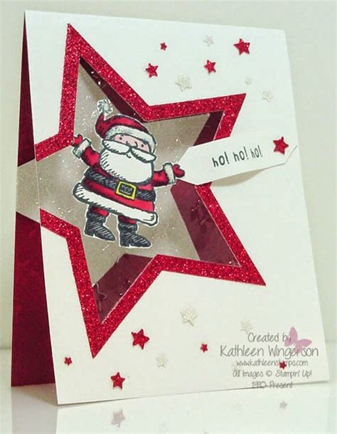 KathleenStamps Get Your Santa On Christmas Card Stampin Up