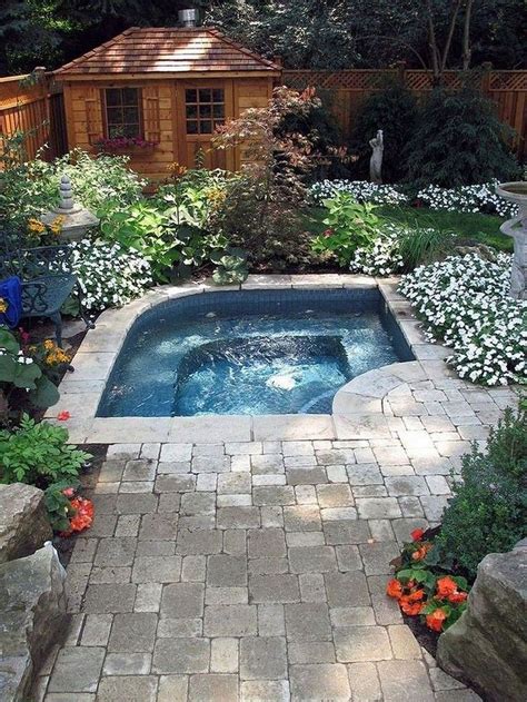 25 Cocktail Pool Design Ideas For Small Outdoor Spaces Small Backyard Pools Small Backyard