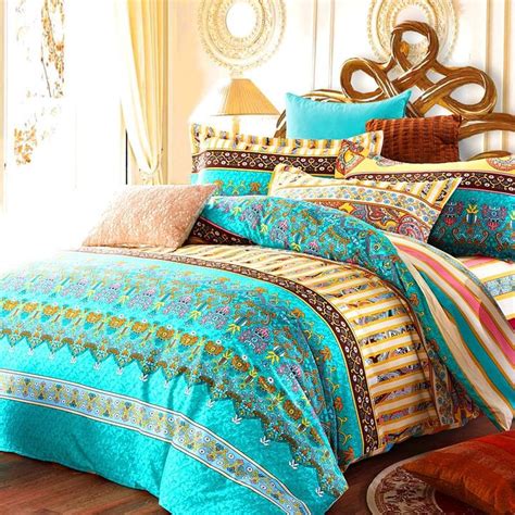 Turquoise black and white room. Turquoise Green Yellow and Rust Orange Bohemian Tribal ...