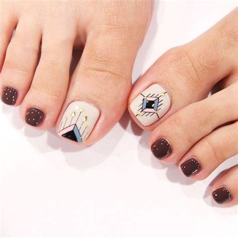 Gorgeous Tribal Toe Nail Design Idea Toenails See More Https