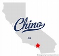 Map of Chino, CA, California