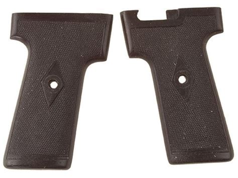 Vintage Gun Grips Webley 1906 1908 Escutcheon 32 Acp Polymer Black