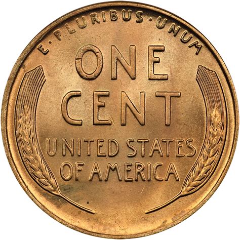 1944 1C MS Lincoln Cents, Wheat Reverse | NGC