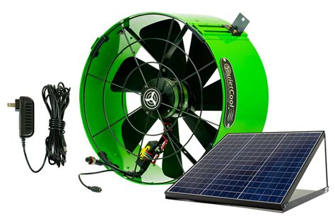 Gable Mount Solar Attic Fan 247 Energy Efficient Cooling