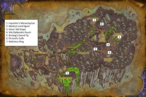 Mardum Map Chest Or Rare Boss Loot Locations World Of Warcraft