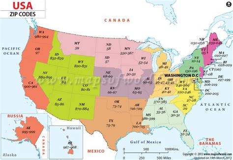 Us Zip Codes Map Get The Zip Code Of The Desired Place Easily Maps