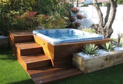 Hot Tub Landscaping Ideas 27 Inspiring Diy Ideas For Your Backyard In 2020 Hot Tub