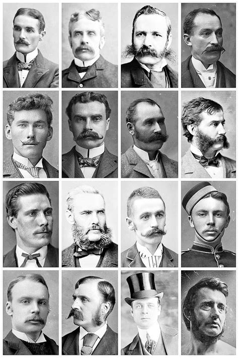 Mens Hairstyles Of 1890 Victorian Era Hairstyles Victorian