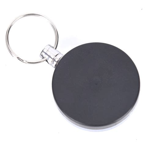 Hot Sale Unique Silver Metal Retractable Pull Key Chain Reel Id Badge