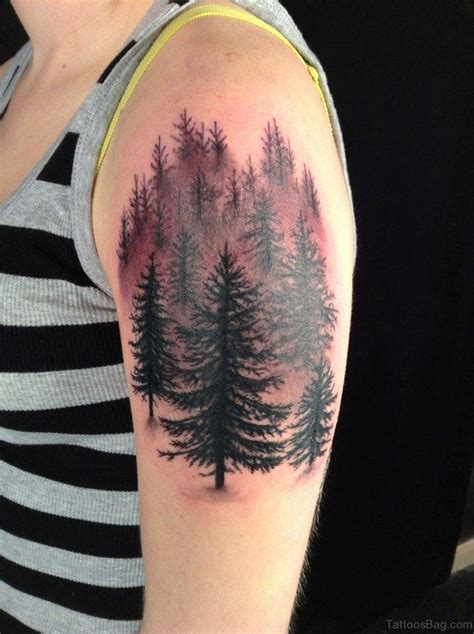 Classic Tree Tattoos For Shoulder