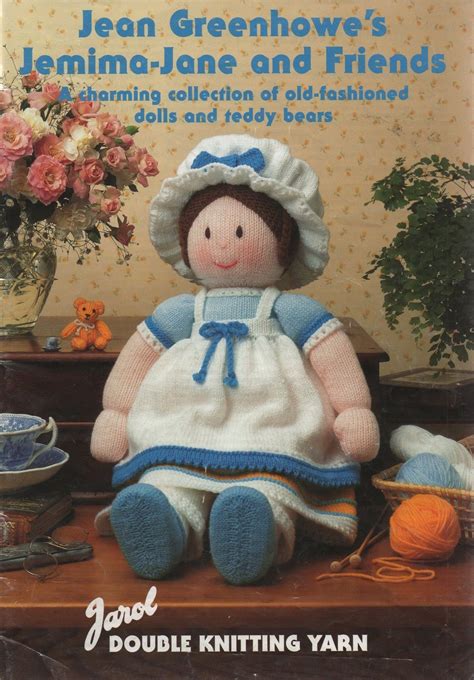 Jean Greenhowe S Jemima Jane And Friends Knitting Patterns Uk Picclick Com Knitted Doll Patterns