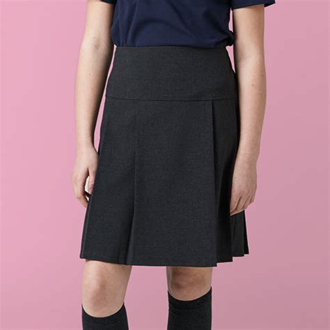 Girls Permanent Pleat School Skirt David Luke Ltd