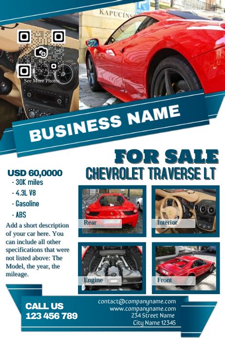 Light Colored Car Dealership Flyer Template Postermywall