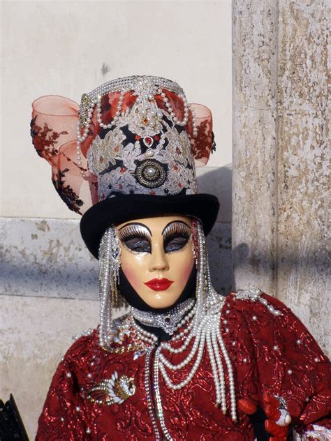 Stunning In Red And Pearls Venice Carnival 2015 By Lesley Mcgibbon