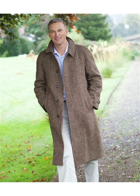 Magee Donegal Corrib Tweed Overcoat A Hume