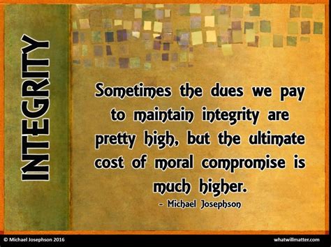 COMMENTARY:The Nature and Importance of Integrity - What Will Matter