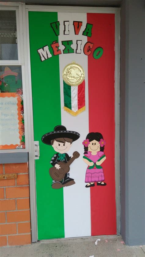 Septiembre Puerta Preescolar Manualidades Independencia De Mexico