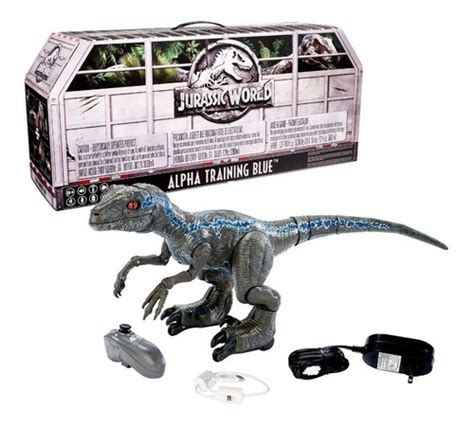 Alpha Training Blue Jurassic World Velociraptor Mattel Novo Frete Grátis