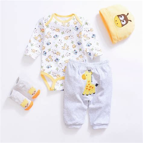 2018 Fashion Newborn Infants Baby Boys Girls Rompers Long