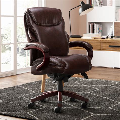 Hyland La Z Boy Executive Office Chair With AIR Lumbar Technology And Adjustable High Back 