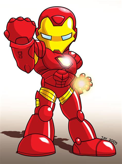Chibi Iron Man By Jaeyredfield On Deviantart
