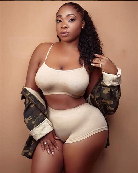 Trending Curvy Ghanaian Actress Creates Commotion On Instagram With Photos Showing Her Thick V