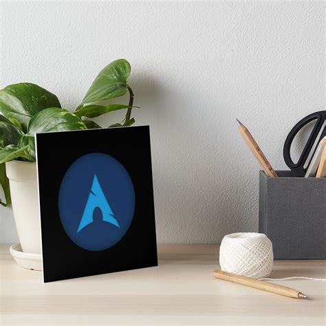 Arch Linux Logo Alternative Art Board Print For Sale By Simonedema