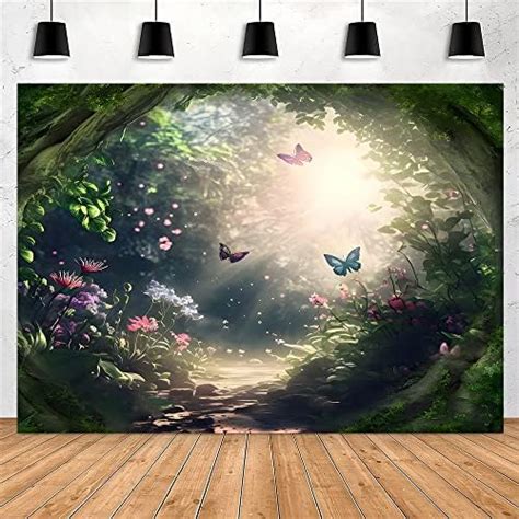 Lfeey 5x3ft Fairytale Rainforest Photo Backdrop Kids