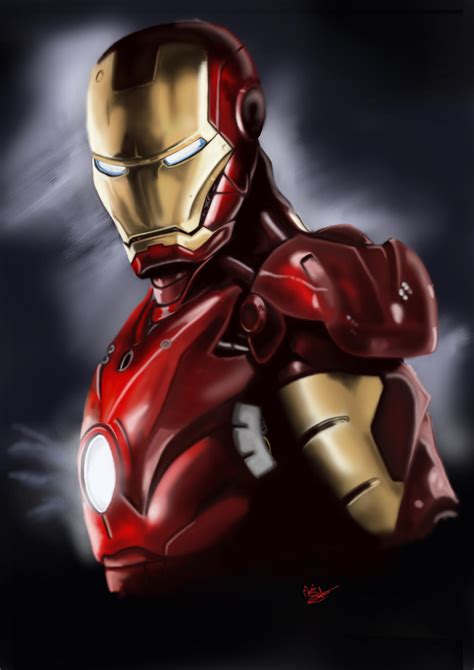 Iron Man Painting By Martin Saelens On Deviantart